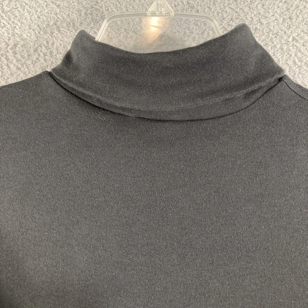 Chrysler Turtleneck Shirt‎ Adult Large Black 100% Combed Cotton Made in USA